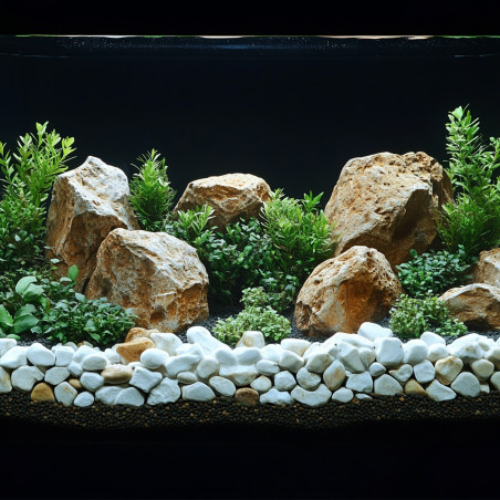 Żwirek akwarystyczny Kruger Meier Thasos Glacier 8–16 mm, 2 kg