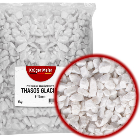Żwirek akwarystyczny Kruger Meier Thasos Glacier 8–16 mm, 2 kg