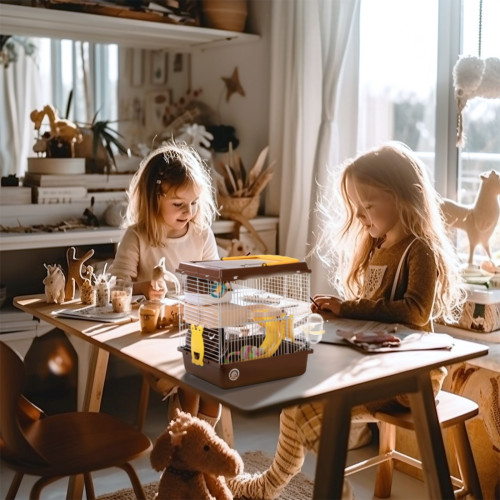 Klatka dla małych gryzoni Furrever Friends Miku Easy Small – kompaktowy zestaw z akcesoriami