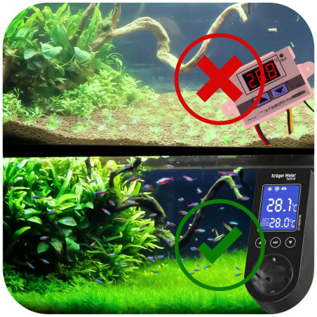Kruger Meier Wildhorn LCD - termostat | Dokładna kontrola temperatury