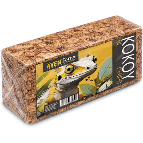 Podłoże kokosowe Aventerra KOKOY 8 l zrębki kokosa do terrarium