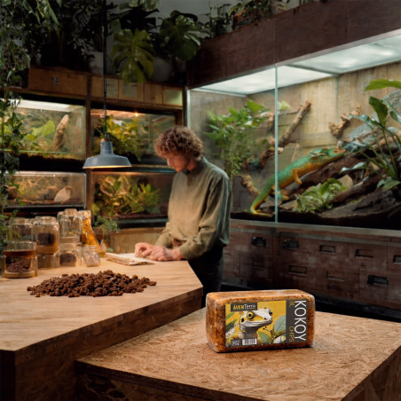 Podłoże kokosowe Aventerra KOKOY 8 l zrębki kokosa do terrarium