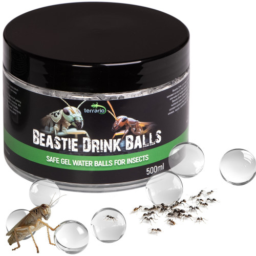 Terrario Beastie Drink Balls 500ml - Szybkie, bezpieczne i długotrwałe nawodnienie owadów