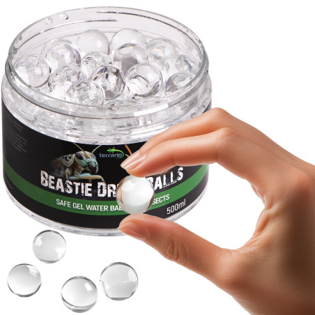 Terrario Beastie Drink Balls 500ml - Szybkie, bezpieczne i długotrwałe nawodnienie owadów