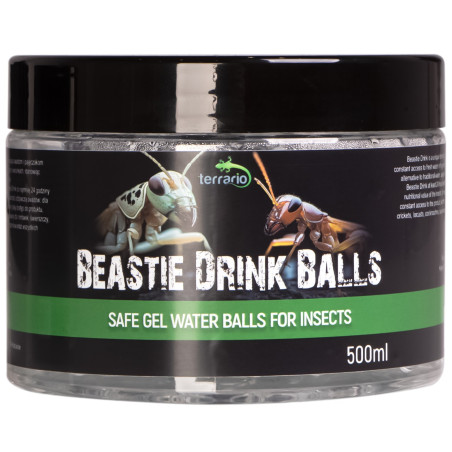 Terrario Beastie Drink Balls 500ml - Szybkie, bezpieczne i długotrwałe nawodnienie owadów
