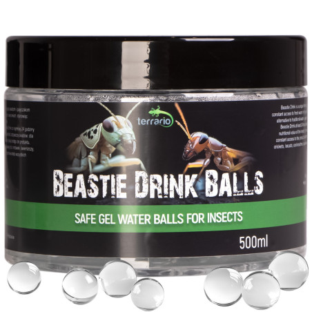 Terrario Beastie Drink Balls 500ml - Szybkie, bezpieczne i długotrwałe nawodnienie owadów