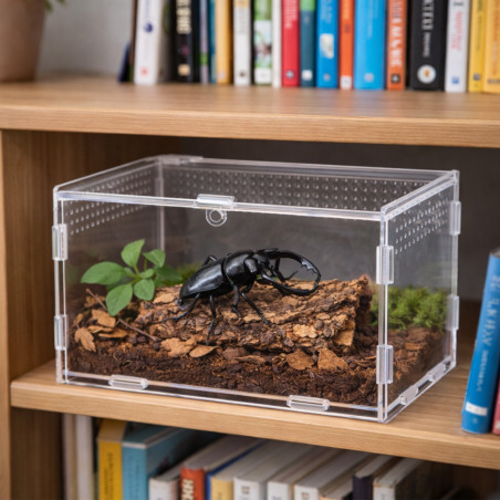 Terrarium akrylowe Terrario MicroHab Air 20x12x12 cm