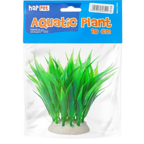 Sztuczna roślina akwariowa Happet Aquatic Plant 10 cm, zielona trawa