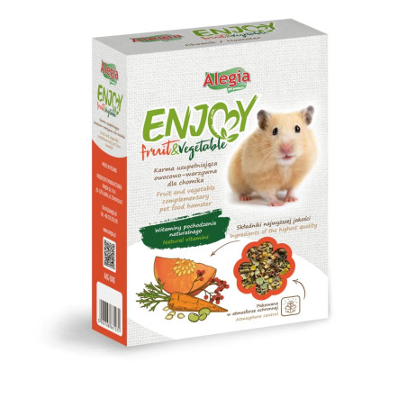 Karma dla chomika Alegia Enjoy Owoce i Warzywa 340 g