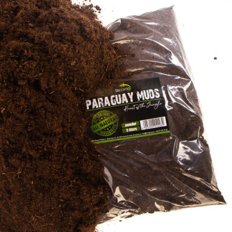 Terrario Paraguay Muds Powder - torf drobny 5l | Idealne do terrarium