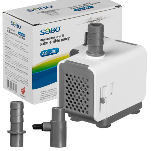 SOBO Submersible Pump AQ-500 - pompa wody 500l/h | Idealna do akwariów morskich
