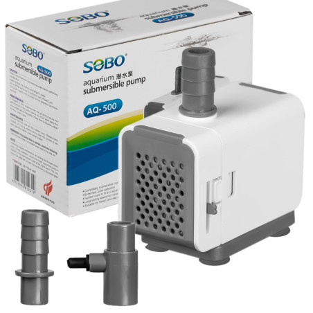 SOBO Submersible Pump AQ-500 - pompa wody 500l/h | Idealna do akwariów morskich