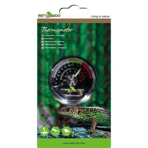 Repti-Zoo RH01 - higrometr analogowy | Precyzyjny pomiar wilgotności, idealny do terrarium