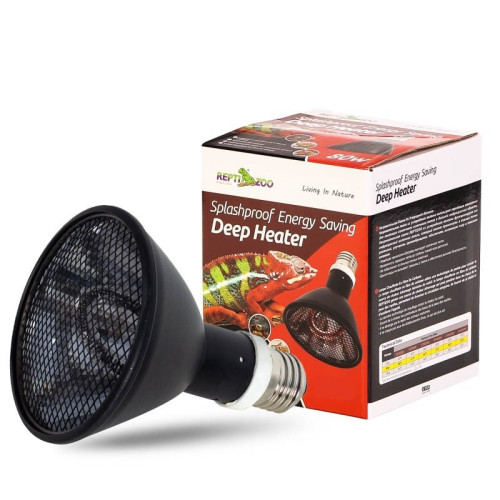 Repti-Zoo Deep Heater 100W - promiennik ciepła | Szybkie i równomierne ogrzewanie terrarium