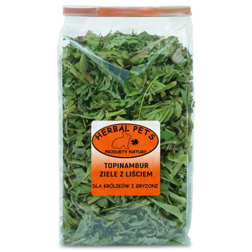 Herbal Pets - Topinambur Ziele z Liściem 70g | Naturalna przekąska dla gryzoni, wspiera apetyt