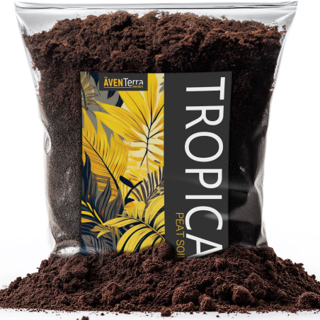 Podłoże torfowe Aventerra Tropica Peat Soil 4 l, drobne do terrarium