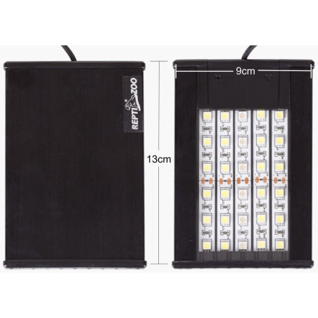 Repti-Zoo Lampa LED do terrarium - Optymalne światło dla gadów, energooszczędna