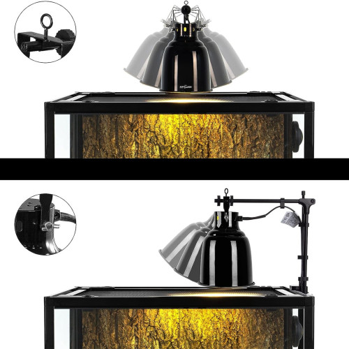 Repti-Zoo Multi Deep Dome klosz i oprawka terrarystyczna - Idealne do terrarium