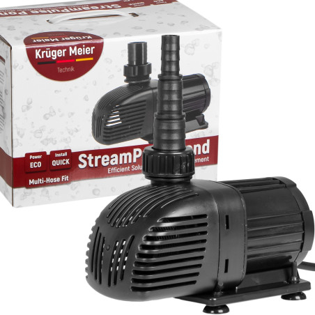 Kruger Meier StreamPulse Pond - pompa wody do oczka wodnego 4000l/h | Cicha i energooszczędna