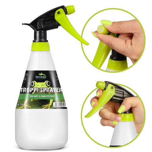 Terrario Troppi Sprayer 750ml - zraszacz ręczny | Precyzyjne, delikatne nawilżanie terrarium