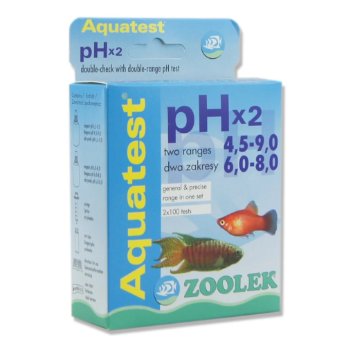 Zoolek Test PHx2 4,5-9.0 i 6,0-8,0 - Precyzyjny pomiar pH dla akwarium