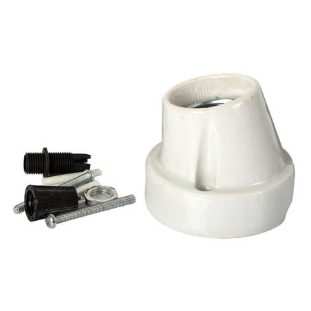 Repti-Zoo oprawka ceramiczna kątowa - Bezpieczne, trwałe mocowanie do lamp terrarium