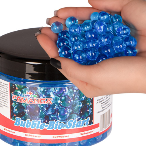 FEMANGA Bubble-Bio-Start 500ml bakteryjne kulki żelowe do akwarium - Krystaliczna woda