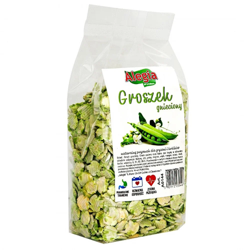 Alegia Groch gnieciony 130g - Smaczna, białkowa przekąska dla gryzoni