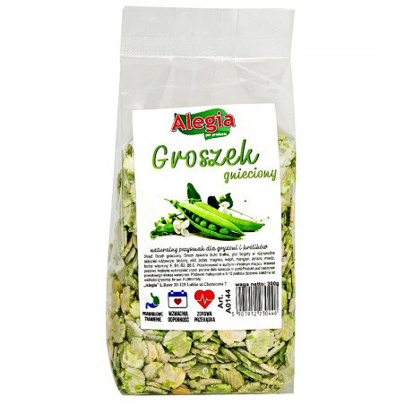 Alegia Groch gnieciony 130g - Smaczna, białkowa przekąska dla gryzoni