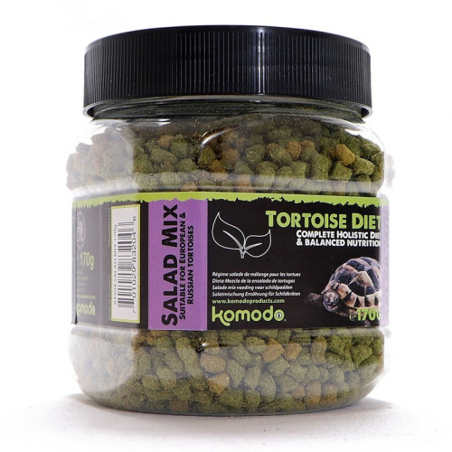 Komodo Tortoise Diet Salad Mix 170g - Pełnowartościowy pokarm dla żółwi