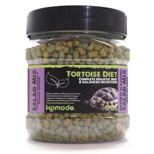 Komodo Tortoise Diet Salad Mix 170g - Pełnowartościowy pokarm dla żółwi