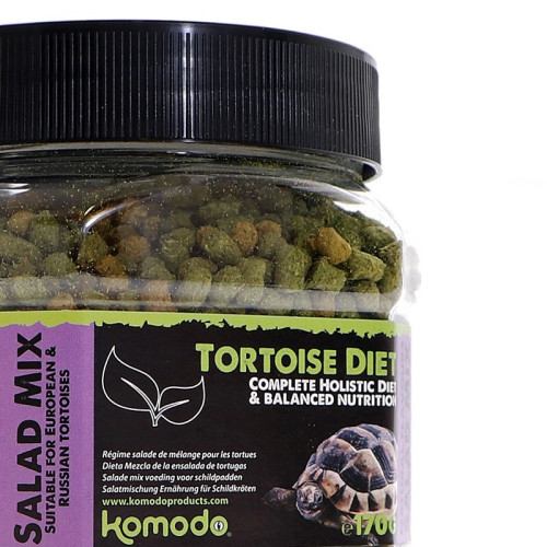 Komodo Tortoise Diet Salad Mix 170g - Pełnowartościowy pokarm dla żółwi