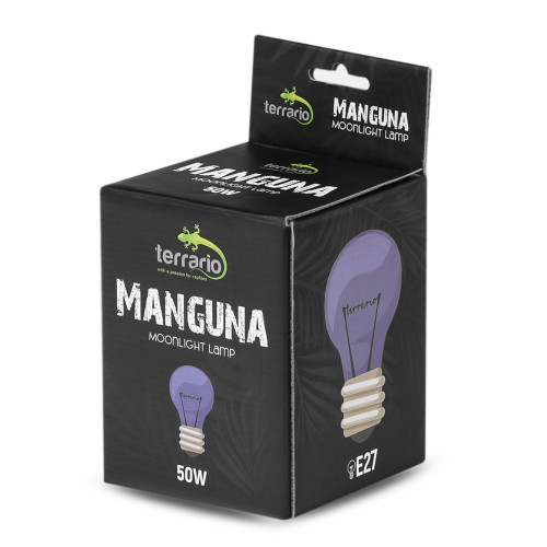 Terrario Manguna Moonlight Lamp - żarówka nocna 50W | Idealna do terrarium