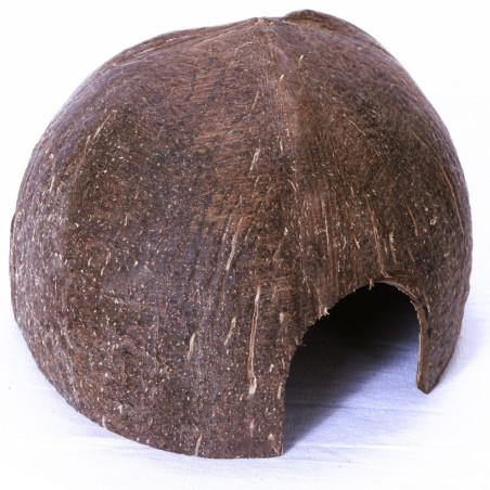Kryjówka Terrario CocoCave L gładka połówka kokosa