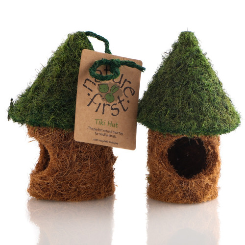 Nature First Tiki Hut - domek dla chomika | Naturalny i bezpieczny azyl