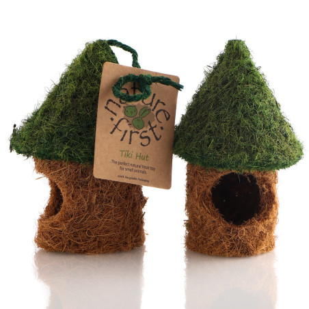 Nature First Tiki Hut - domek dla chomika | Naturalny i bezpieczny azyl