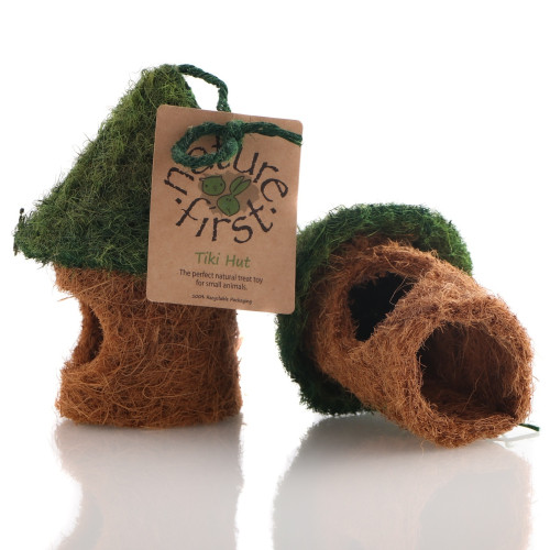 Nature First Tiki Hut - domek dla chomika | Naturalny i bezpieczny azyl