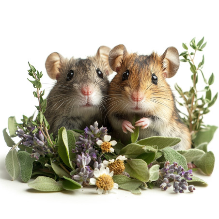 Herbal Pets babka lancetowata 70g - Naturalne źródło włókna dla gryzoni