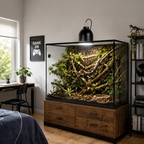 Lampa grzewcza Terrario LUNOONE 2.0 do terrarium