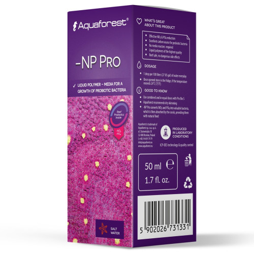 Aquaforest -NP Pro 50ml (polimery w płynie) - Skuteczna redukcja NO3