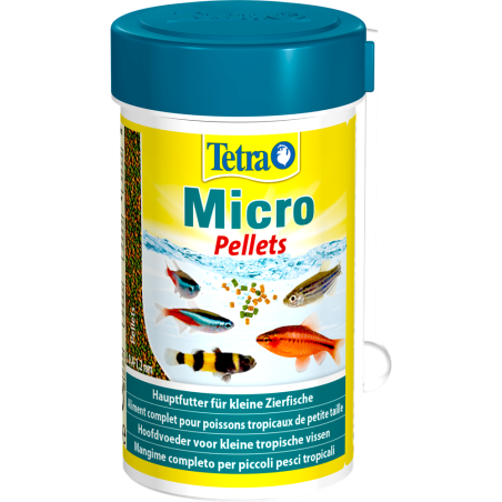 Tetra Micro Pellets 100ml - pokarm drobny wybarwiający - Intensywne kolory dla małych rybek