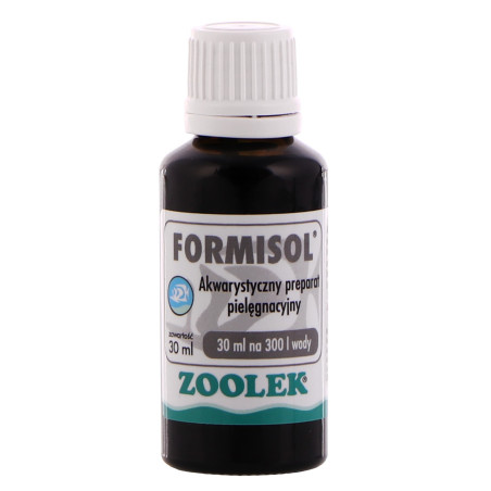 Zoolek Formisol 30ml - Krystaliczna woda i zdrowe ryby
