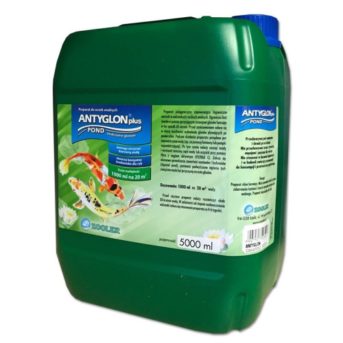 Preparat na glony Zoolek Antyglon 5 l do oczek wodnych
