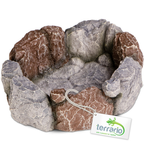 Terrario Stone Circle Bowl L – Miska do Terrarium 17x15x4,5 cm - Naturalny wygląd, łatwa aranżacja