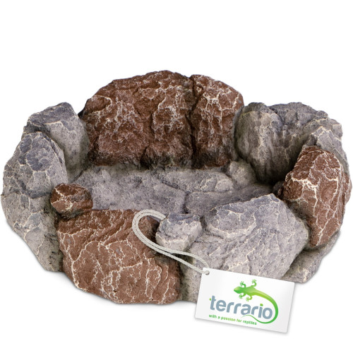 Terrario Stone Circle Bowl L – Miska do Terrarium 17x15x4,5 cm - Naturalny wygląd, łatwa aranżacja
