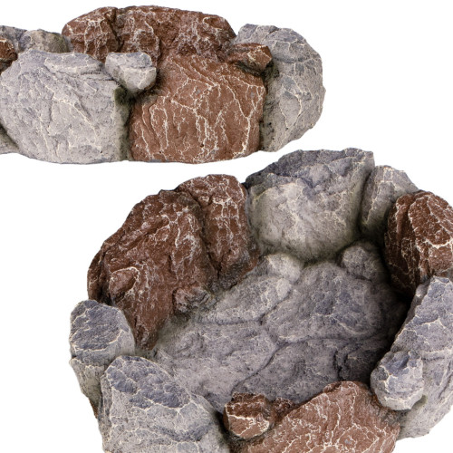 Terrario Stone Circle Bowl L – Miska do Terrarium 17x15x4,5 cm - Naturalny wygląd, łatwa aranżacja