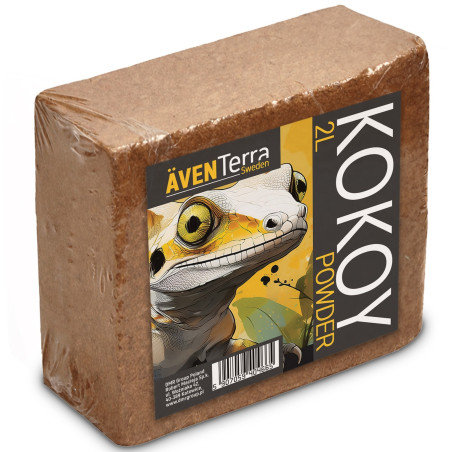 Podłoże kokosowe Aventerra Sweden KOKOY 2 L proszek do terrarium