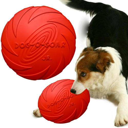 Dysk gumowy Aqua Nova Pet Nova 15 cm czerwony