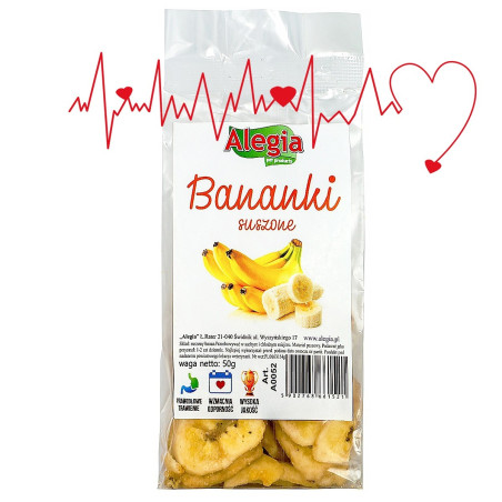 Alegia - suszone bananki | Smaczna naturalna przekąska dla gryzoni
