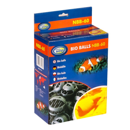 Aqua Nova Bio Balls 60szt - Krystaliczna woda i zdrowe ryby